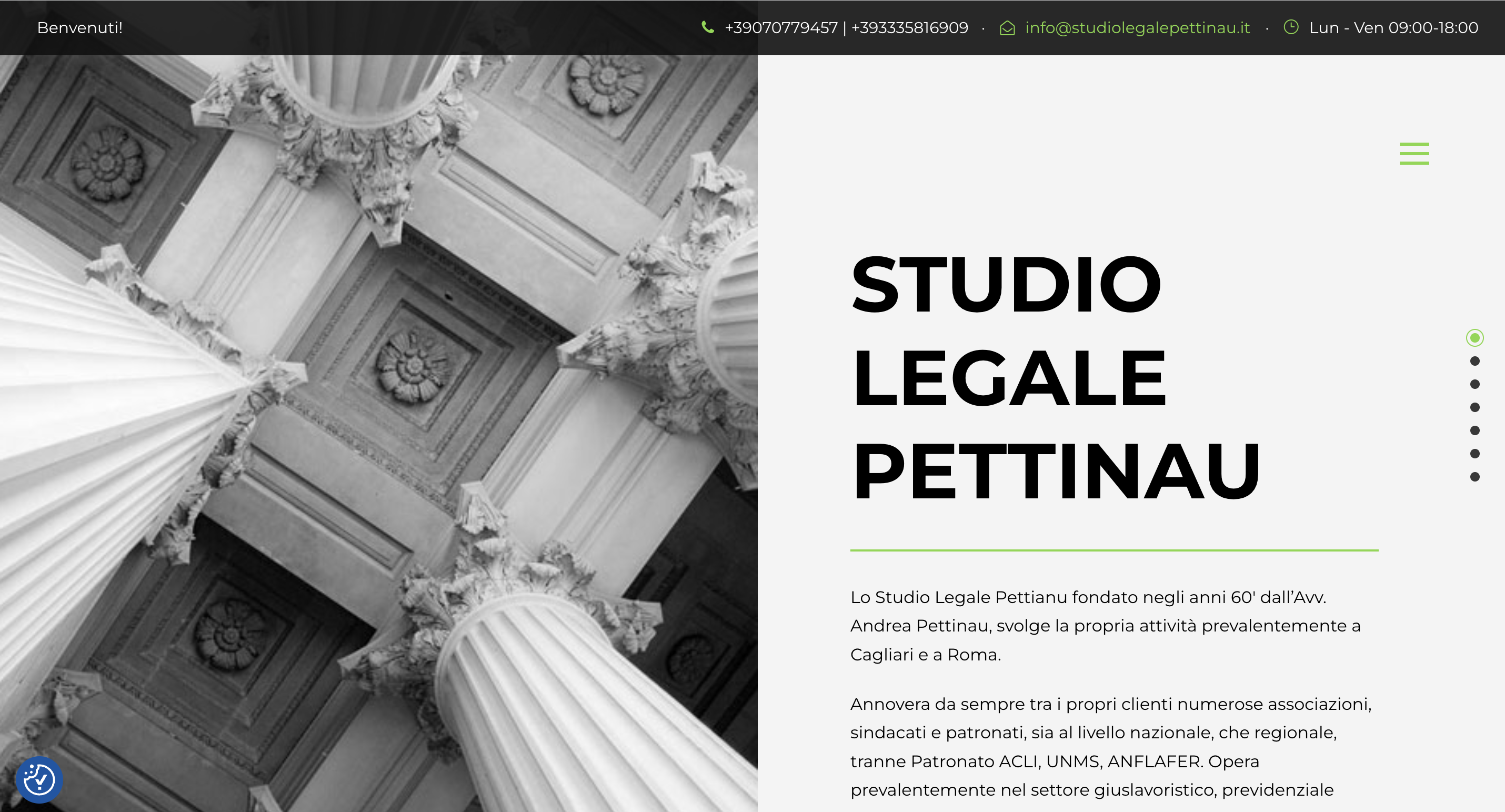 foto del sito di studio legale